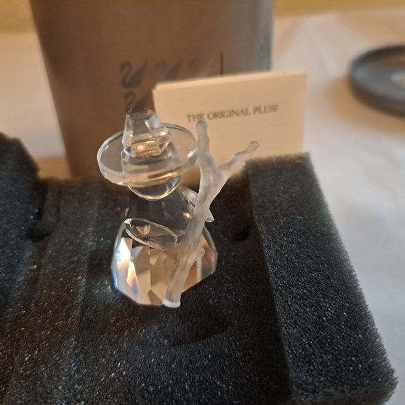 Swarovski Silver Crystal  Nativity  shepherd  in box with C0A excellent - Picture 6 of 8